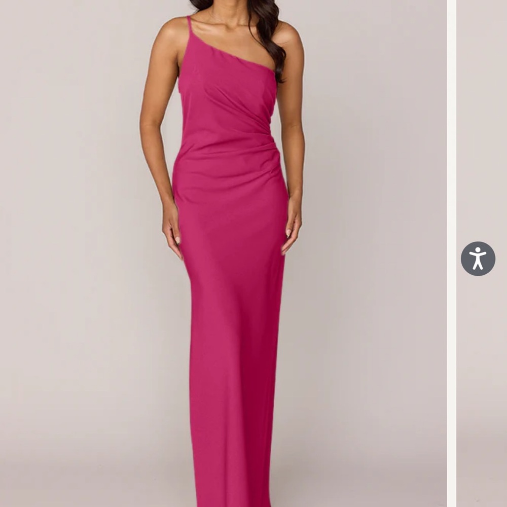 Revelry Jade Crepe Dress